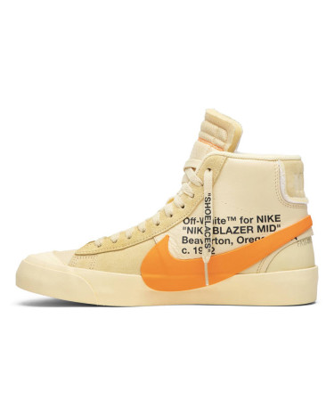 Nike Blazer Mid Off White All Hallow s Eve AA3832 700 FKS56454 Footers