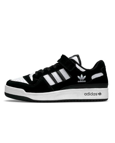 Adidas Forum 84 Low Black Suede White FKS2350076 Footers