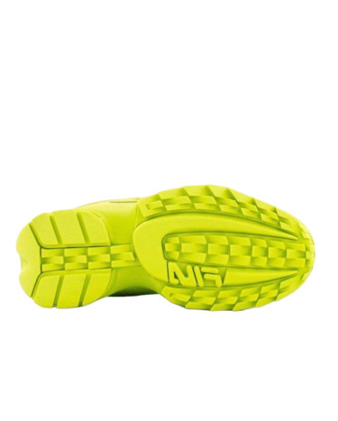 Green and yellow fila shoes online
