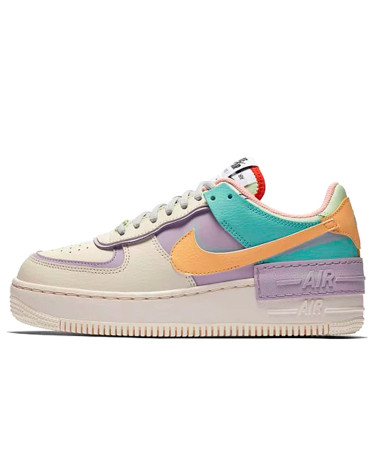Ladies 'air force 1 low shadow white pink purple outlet
