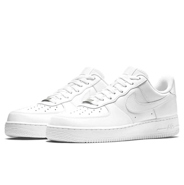 Nike air force 1 mid all white clearance