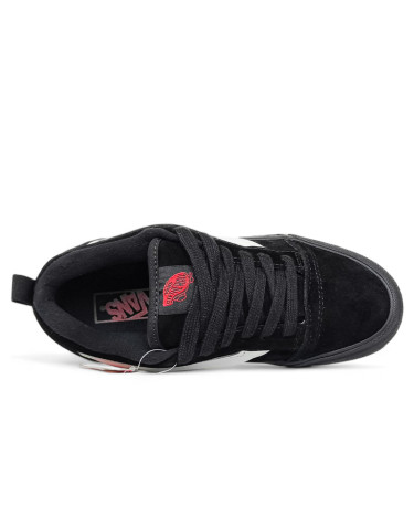 Vans Knu Skool Shoes Black White FKS2353567 Footers