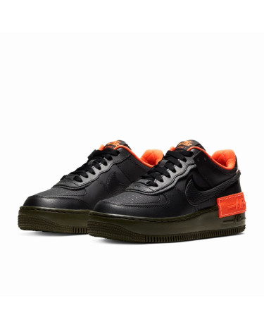 Nike air force 1 black and orange sales
