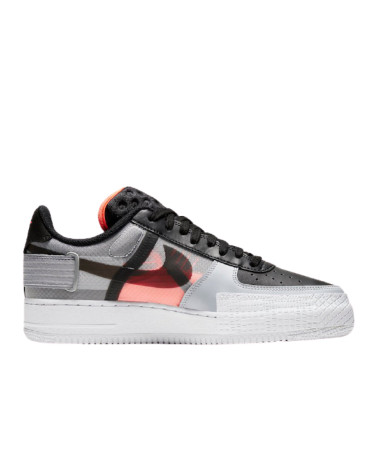 Nike Air Force 1 Type Black Hyper Crimson CQ2344 001 FKS55915 Footers