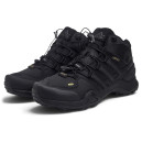 Кросівки Adidas Terrex Fast R Mid Gore-Tex Triple Black з ХУТРОМ