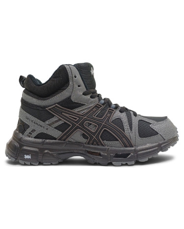 Asics Gel Kahana 8 High Winter Black Grey с МЕХОМ