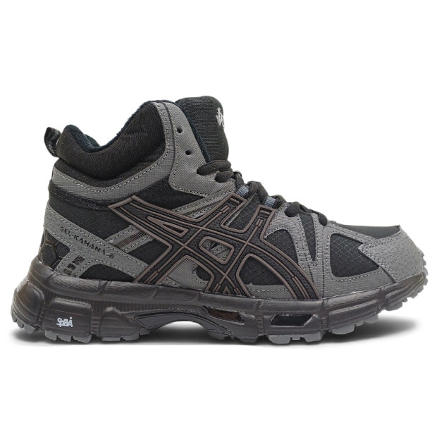 Asics Gel Kahana 8 High Winter Black Grey с МЕХОМ