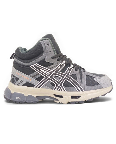 Asics Gel Kahana 8 High Winter Grey Black Beige с МЕХОМ