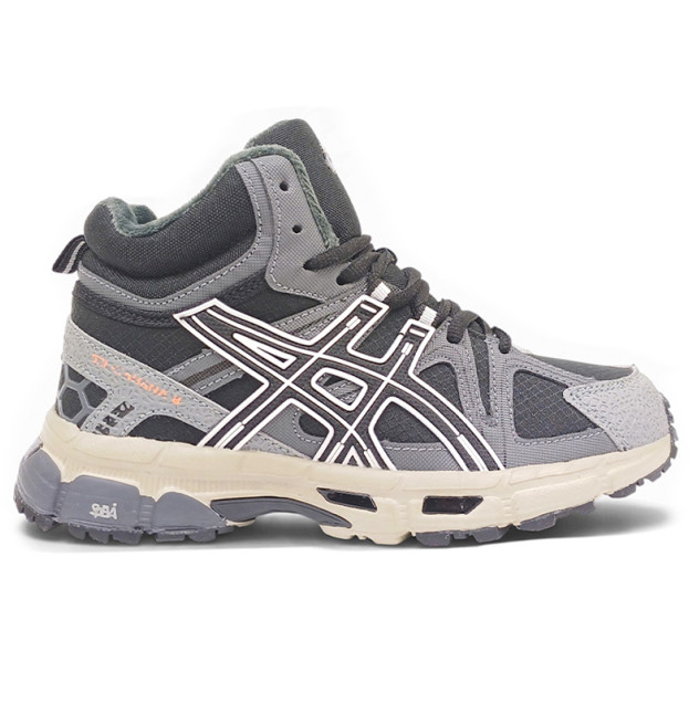 Asics Gel Kahana 8 High Winter Grey Black Beige с МЕХОМ