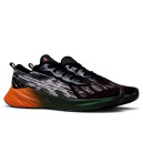 Кроссовки Asics Novablast 3 Black Dark Green Orange