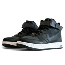 Кросівки Nike Air Force 1 Utility HIgh Black White Winter з ХУТРОМ