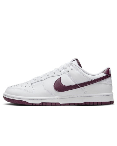 Nike Dunk Low White Night Maroon