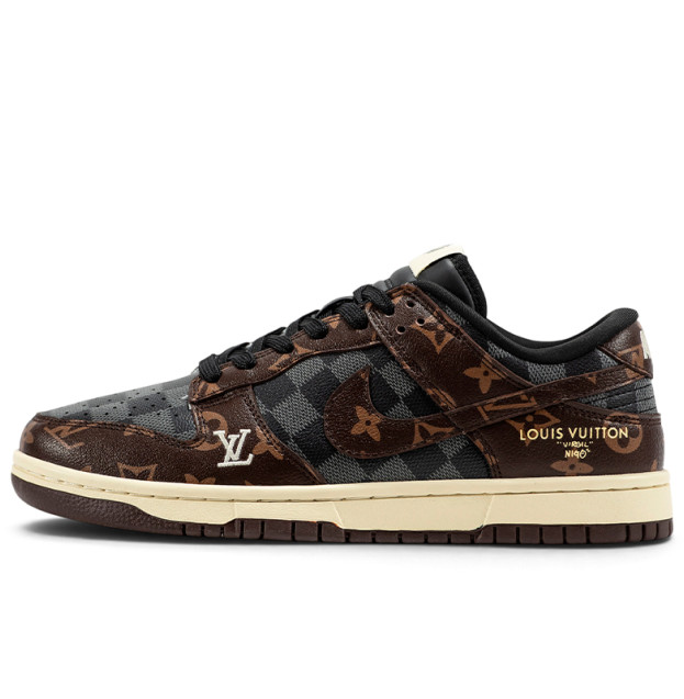 Nike Dunk Low x Louis Vuitton Monogram Shadows