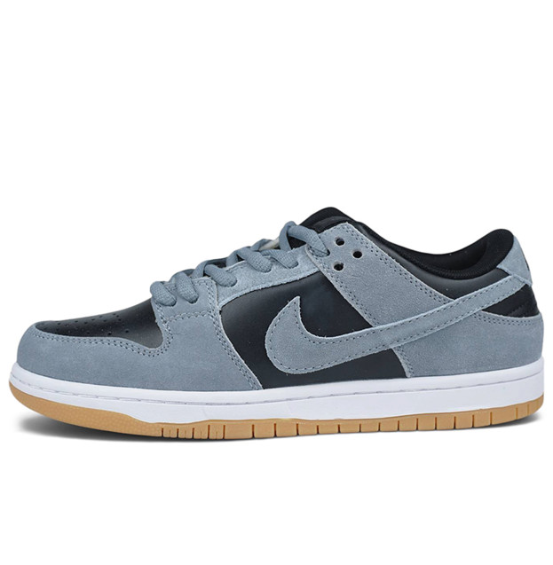Nike SB Dunk Low Grey White Gum Winter з ХУТРОМ