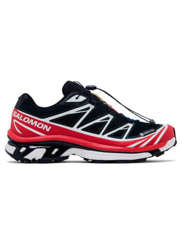 Salomon XT-6 Gore-Tex Black Flame Scarlet
