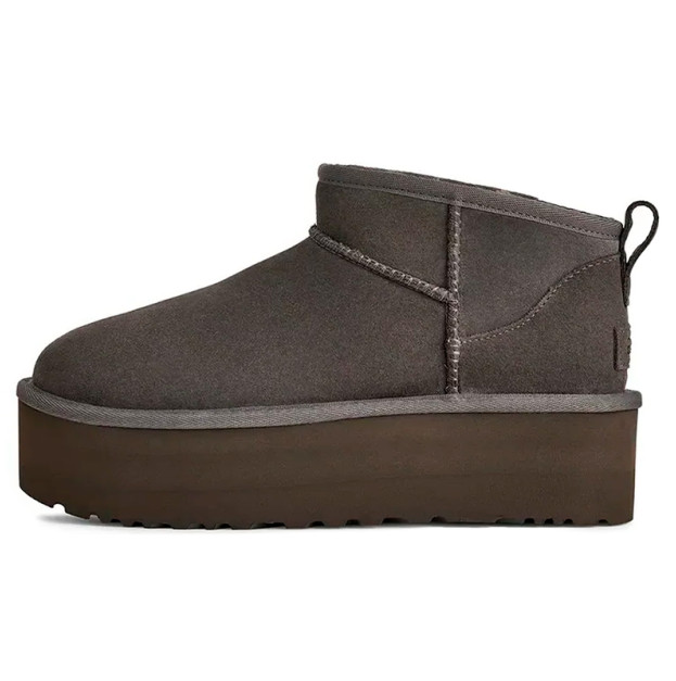 UGG Classic Ultra Mini Platform Grey 1135092-CHRC