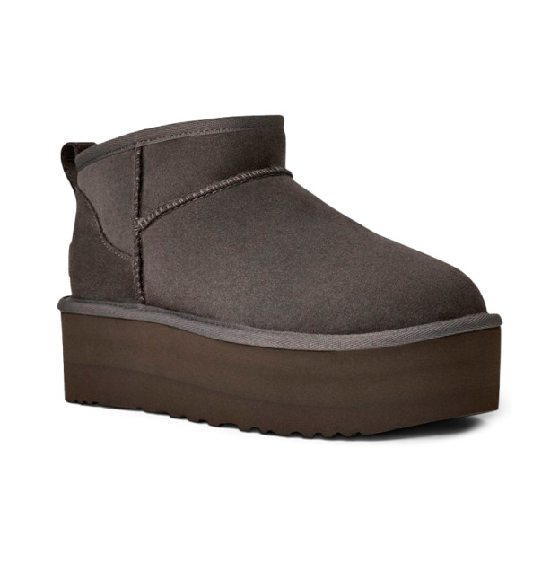UGG Classic Ultra Mini Platform Grey 1135092-CHRC