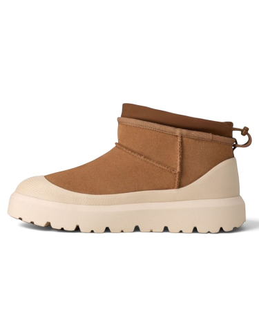 UGG Classic Ultra Mini Weather Hybrid Chestnut White