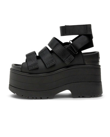 UGG GoldenRise Platform Sandals Black