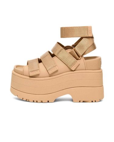 UGG GoldenRise Platform Sandals Mustard Seed