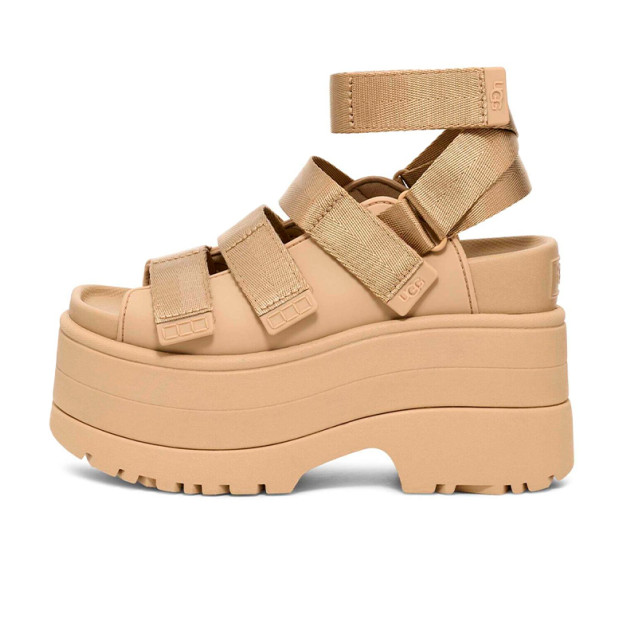 UGG GoldenRise Platform Sandals Mustard Seed 1167431-MDSD