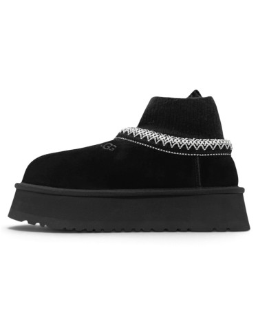 UGG Tasman Platform Sock Black