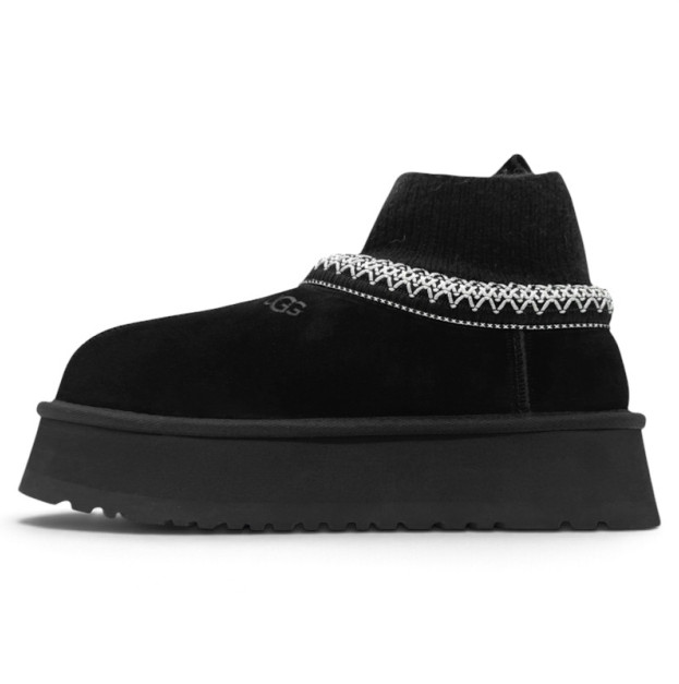 UGG Tasman Platform Sock Black