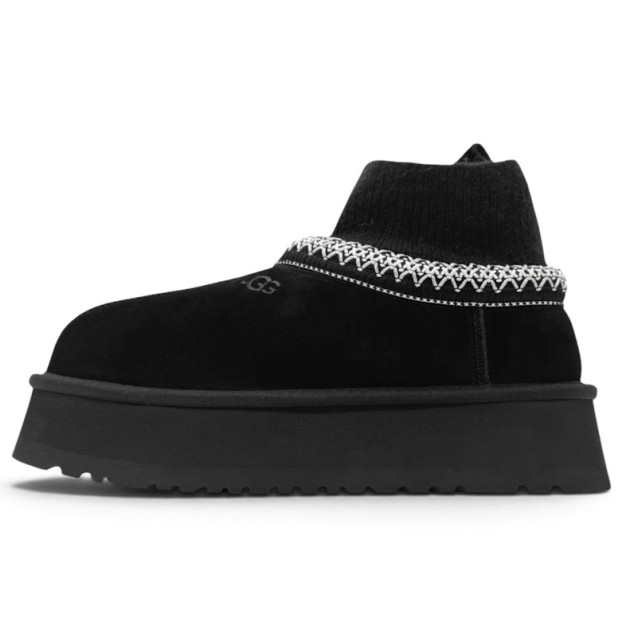 UGG Tasman Platform Sock Black