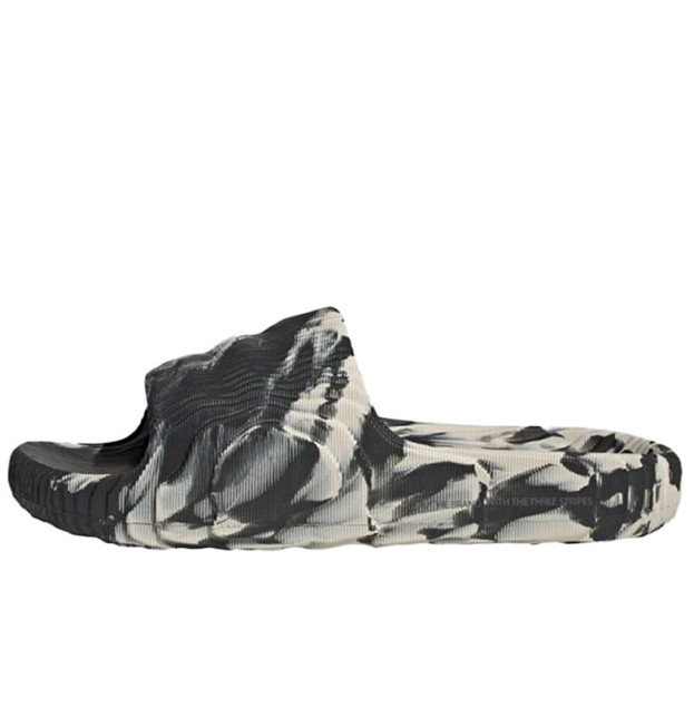 Adidas Adilette 22 Slides Carbon Aluminium GX6947