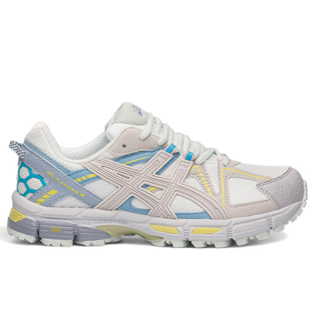 Asics Gel Kahana 8 White Blue Yellow