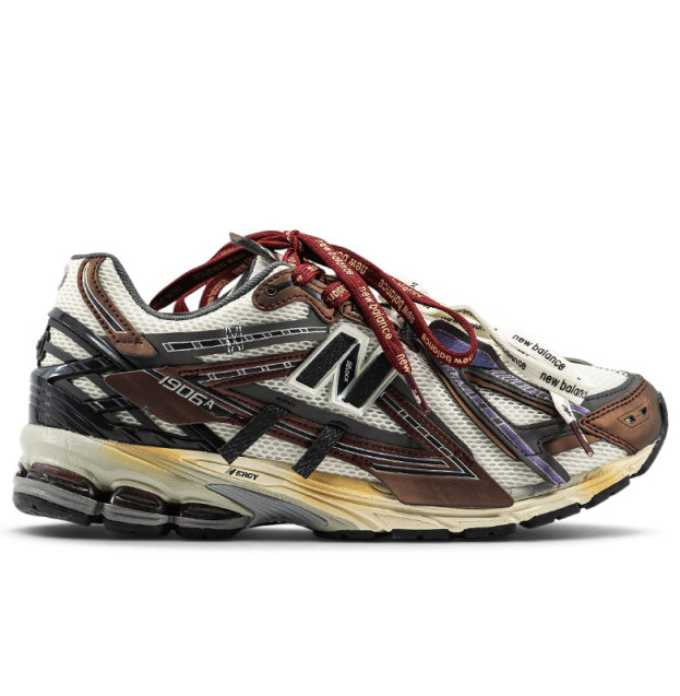New Balance 1906A Burgundy Grey Extreme Laces