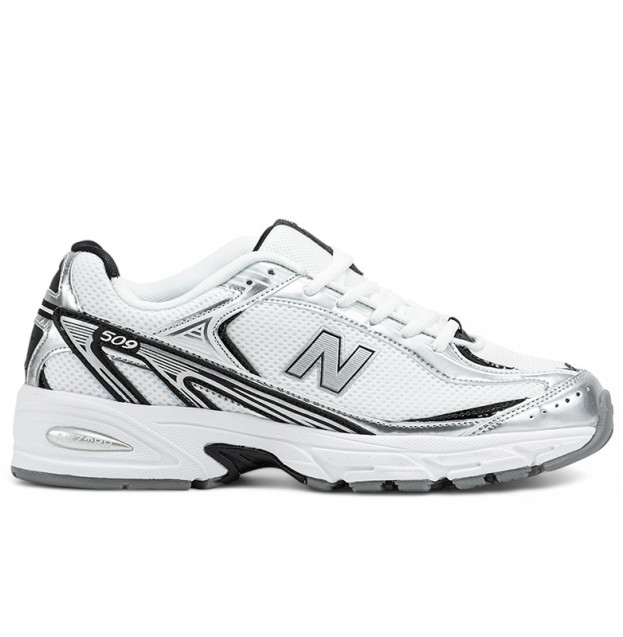 New Balance 509 White Silver