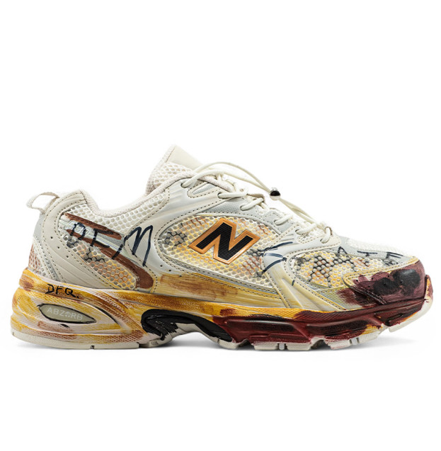 New Balance 530 Custom Beige Red