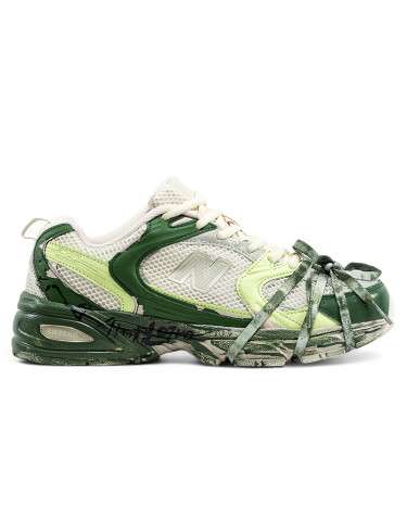 New Balance 530 Custom Beige Green