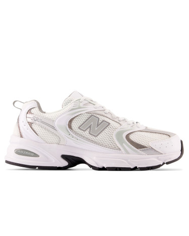 New Balance 530 White Metallic Silver