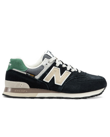 New Balance 574 Cordura Black Beige Green