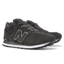 Кросівки New Balance 574 High Grey Black White З ХУТРОМ