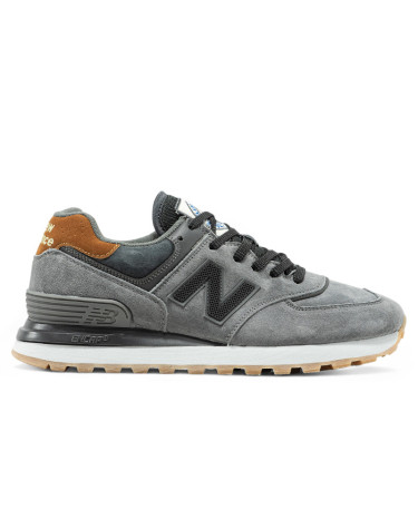 New Balance 574 x Stone Island Grey Brown