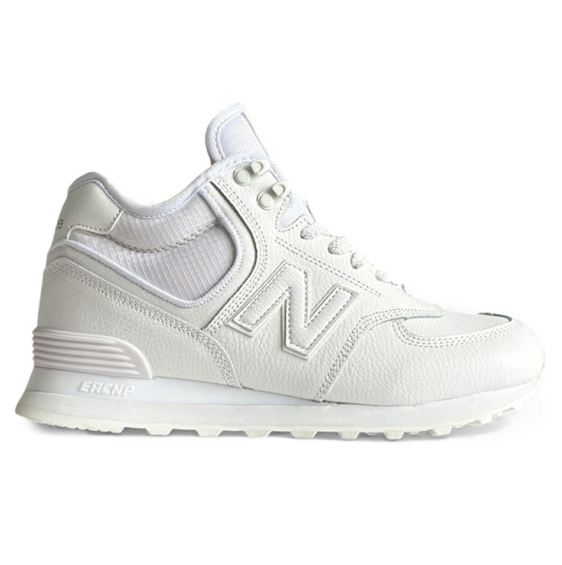 New Balance 574 Mid Cristal White С МЕХОМ