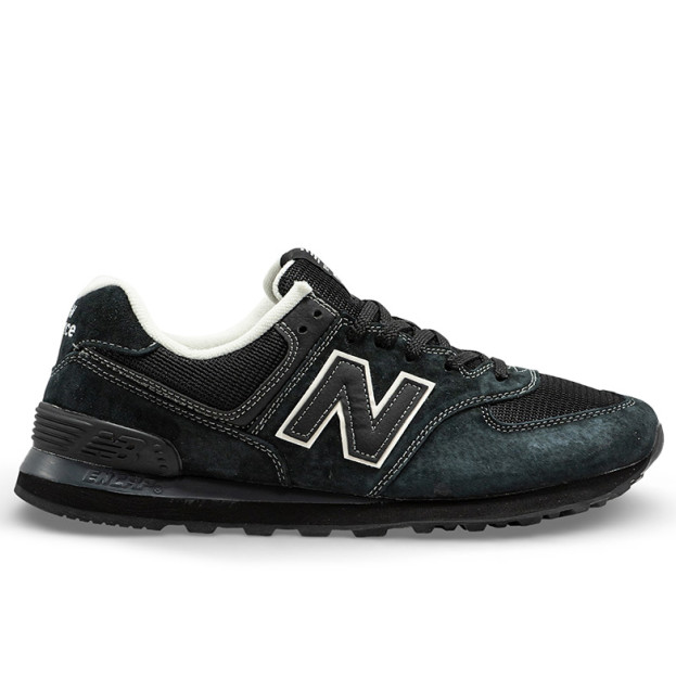 New Balance 574 Double Black White