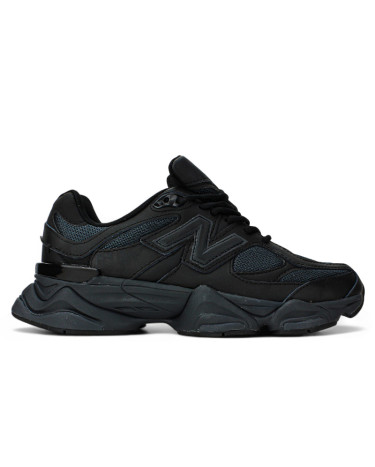New Balance 9060 Triple Black Leather
