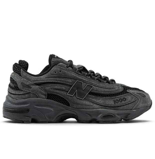 New Balance 1000 Suede Dark Grey Black