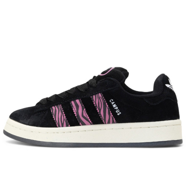 Adidas Campus Black Pink Zebra