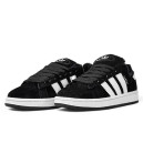 Кросівки Adidas Campus Black White З ХУТРОМ