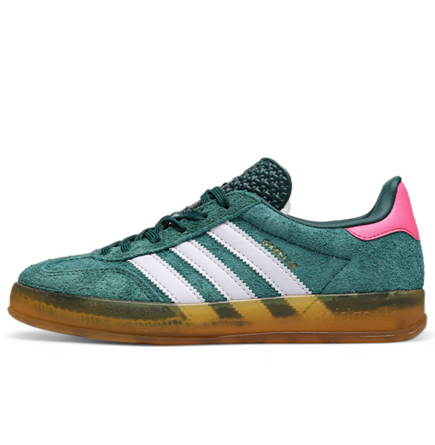 Adidas Gazelle Indoor Collegiate Green Pink IG5929