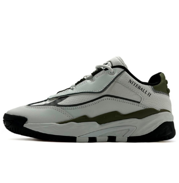 Adidas Niteball II White Khaki Black