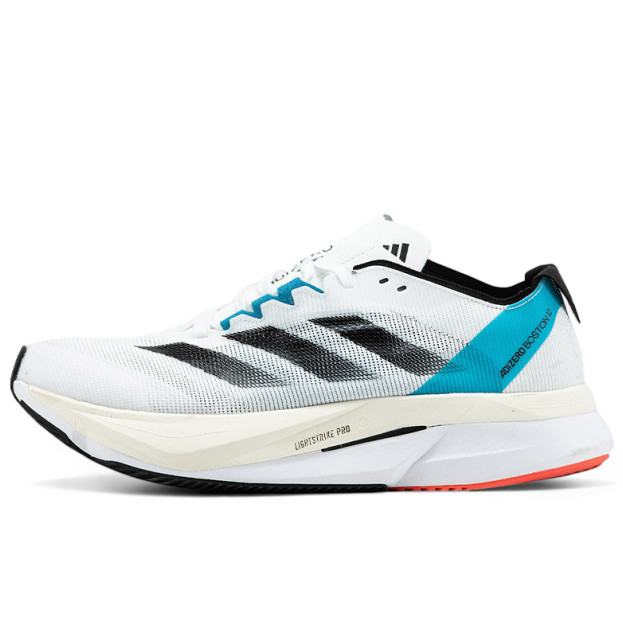 Adidas Adizero Boston 12 White Light Aqua ID4237