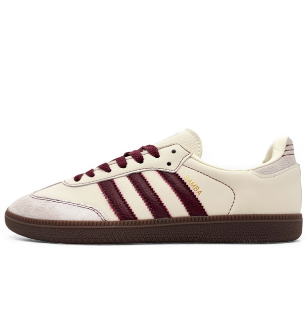 Adidas Samba OG Wonder White Maroon IG1987