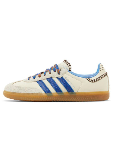 Adidas Samba x Wales Bonner Nylon Wonder Clay Royal Blue