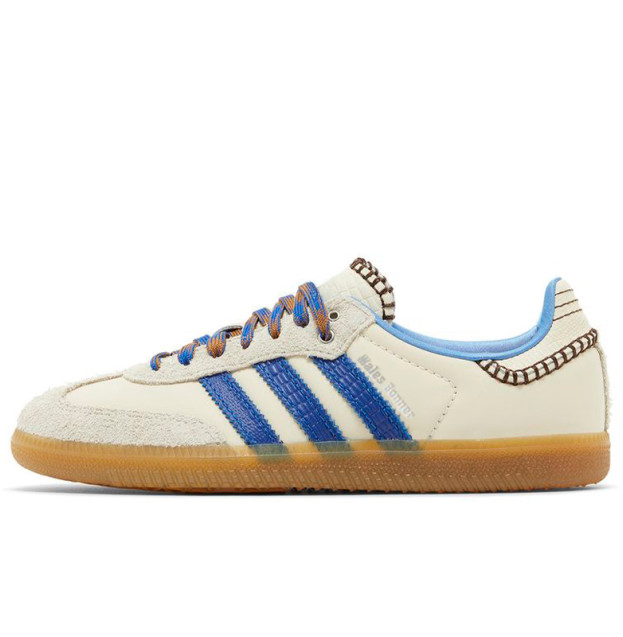 Adidas Samba x Wales Bonner Nylon Wonder Clay Royal Blue IH7756